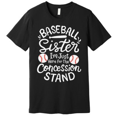 Baseball Sister Premium T-Shirt