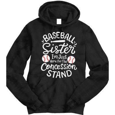 Baseball Sister Tie Dye Hoodie