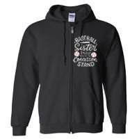 Baseball Sister Full Zip Hoodie