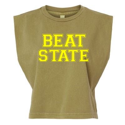 Beat State Garment-Dyed Women's Muscle Tee