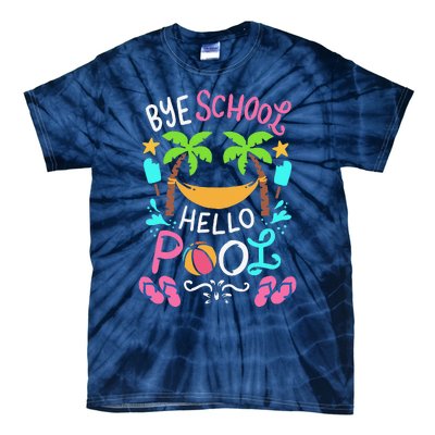 Bye School Beach Ball Hammock Tie-Dye T-Shirt