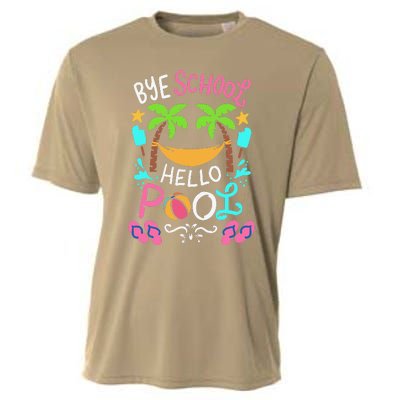 Bye School Beach Ball Hammock Cooling Performance Crew T-Shirt