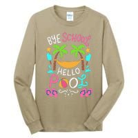 Bye School Beach Ball Hammock Tall Long Sleeve T-Shirt