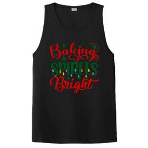 Baking Spirits Bright Christmas Funny Baker Family Xmas Gift PosiCharge Competitor Tank