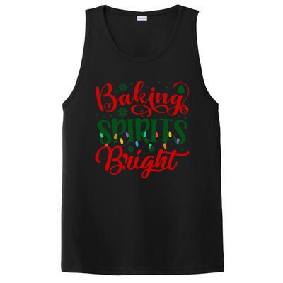 Baking Spirits Bright Christmas Funny Baker Family Xmas Gift PosiCharge Competitor Tank