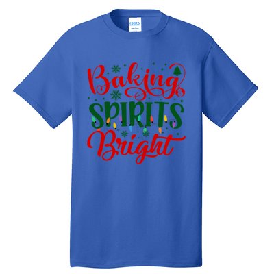 Baking Spirits Bright Christmas Funny Baker Family Xmas Gift Tall T-Shirt