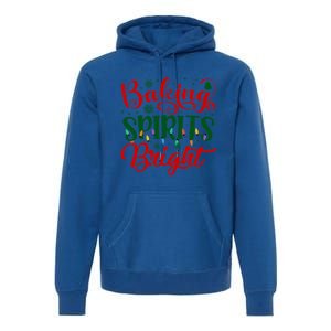 Baking Spirits Bright Christmas Funny Baker Family Xmas Gift Premium Hoodie