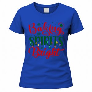 Baking Spirits Bright Christmas Funny Baker Family Xmas Gift Women's T-Shirt