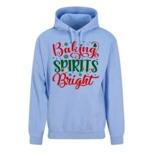 Baking Spirits Bright Christmas Funny Baker Family Xmas Gift Unisex Surf Hoodie