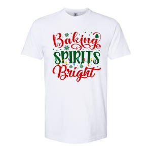 Baking Spirits Bright Christmas Funny Baker Family Xmas Gift Softstyle CVC T-Shirt