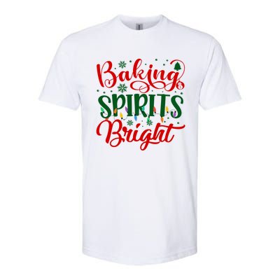 Baking Spirits Bright Christmas Funny Baker Family Xmas Gift Softstyle CVC T-Shirt