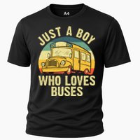 Best School Bus For Boy Kids Yellow Bus Lover Buses Cooling Performance Crew T-Shirt