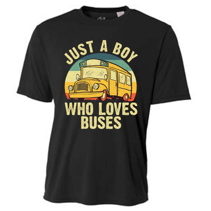 Best School Bus For Boy Kids Yellow Bus Lover Buses Cooling Performance Crew T-Shirt