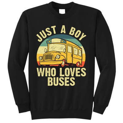 Best School Bus For Boy Kids Yellow Bus Lover Buses Sweatshirt