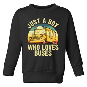 Best School Bus For Boy Kids Yellow Bus Lover Buses Toddler Sweatshirt