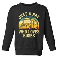 Best School Bus For Boy Kids Yellow Bus Lover Buses Toddler Sweatshirt