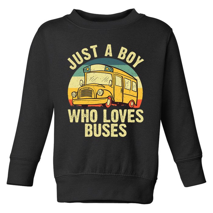 Best School Bus For Boy Kids Yellow Bus Lover Buses Toddler Sweatshirt