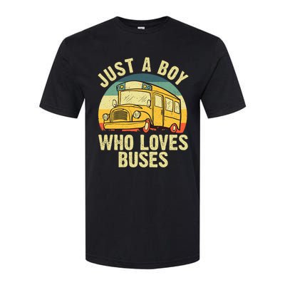 Best School Bus For Boy Kids Yellow Bus Lover Buses Softstyle CVC T-Shirt