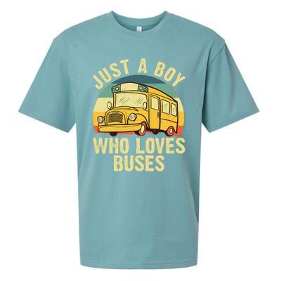 Best School Bus For Boy Kids Yellow Bus Lover Buses Sueded Cloud Jersey T-Shirt