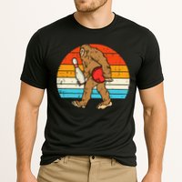 Bigfoot Sasquatch Bowling Retro Bowler Team Performance Shirt