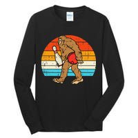 Bigfoot Sasquatch Bowling Retro Bowler Team Tall Long Sleeve T-Shirt