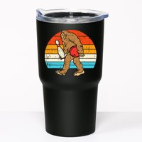 Bigfoot Sasquatch Bowling Retro Bowler Team Tumbler