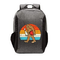 Bigfoot Sasquatch Bowling Retro Bowler Team Vector Backpack