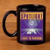 Basketball Spotlight 11oz C Handle Ceramic Mug