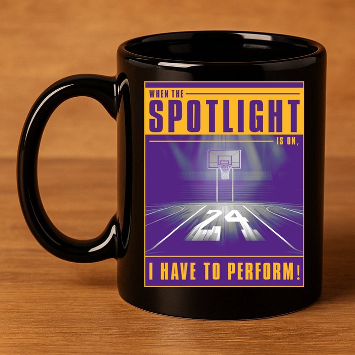 Basketball Spotlight 11oz C Handle Ceramic Mug