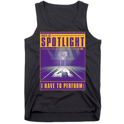 Basketball Spotlight Tank Top