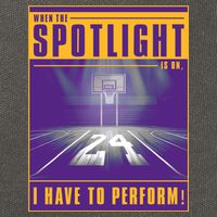 Basketball Spotlight Cotton Canvas Backpack