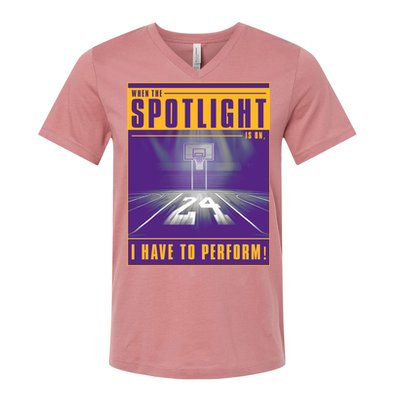 Basketball Spotlight V-Neck T-Shirt