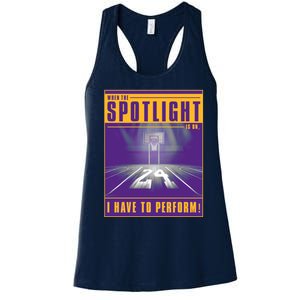 Basketball Spotlight Women's Racerback Tank