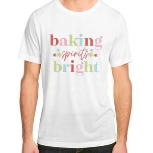 Baking Spirits Bright Christmas Baking Holiday Season Adult ChromaSoft Performance T-Shirt