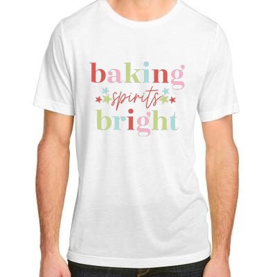 Baking Spirits Bright Christmas Baking Holiday Season Adult ChromaSoft Performance T-Shirt