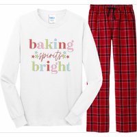 Baking Spirits Bright Christmas Baking Holiday Season Long Sleeve Pajama Set