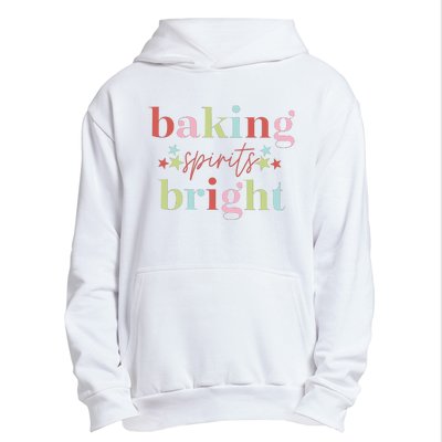 Baking Spirits Bright Christmas Baking Holiday Season Urban Pullover Hoodie