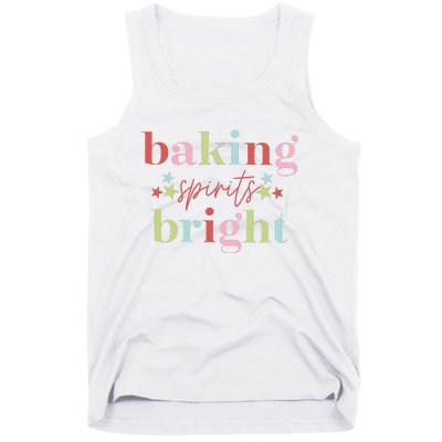 Baking Spirits Bright Christmas Baking Holiday Season Tank Top