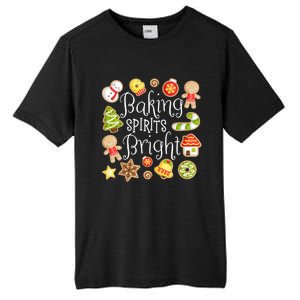 Baking Spirits Bright Christmas Gingerbread Lover Xmas Party Cute Gift Tall Fusion ChromaSoft Performance T-Shirt