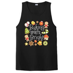 Baking Spirits Bright Christmas Gingerbread Lover Xmas Party Cute Gift PosiCharge Competitor Tank