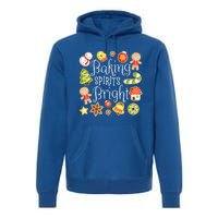 Baking Spirits Bright Christmas Gingerbread Lover Xmas Party Cute Gift Premium Hoodie