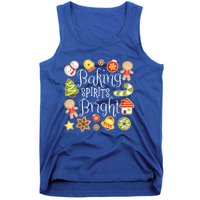 Baking Spirits Bright Christmas Gingerbread Lover Xmas Party Cute Gift Tank Top