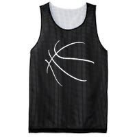 Basketball Silhouette Bball Player Coach Sports Baller Gift Mesh Reversible Basketball Jersey Tank