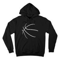 Basketball Silhouette Bball Player Coach Sports Baller Gift Tall Hoodie