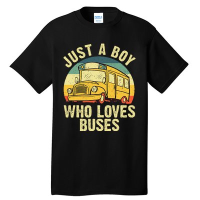 Best School Bus For Kids Yellow Bus Lover Buses Tall T-Shirt