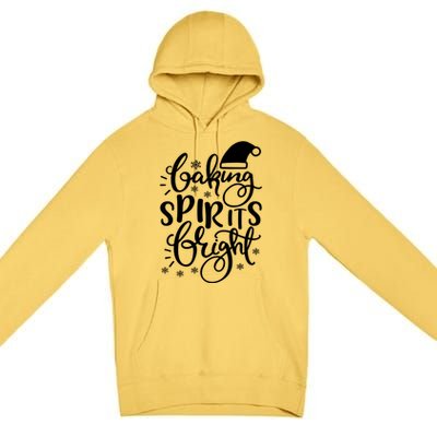 Baking Spirits Bright Funny Graphic Tees And Cool Gift Premium Pullover Hoodie