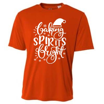 Baking Spirits Bright Funny Graphic Tees And Cool Gift Cooling Performance Crew T-Shirt