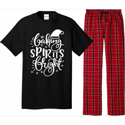 Baking Spirits Bright Funny Graphic Tees And Cool Gift Pajama Set