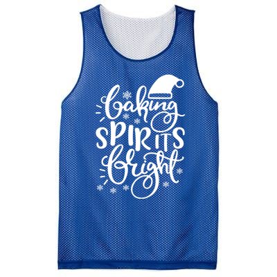 Baking Spirits Bright Funny Graphic Tees And Cool Gift Mesh Reversible Basketball Jersey Tank