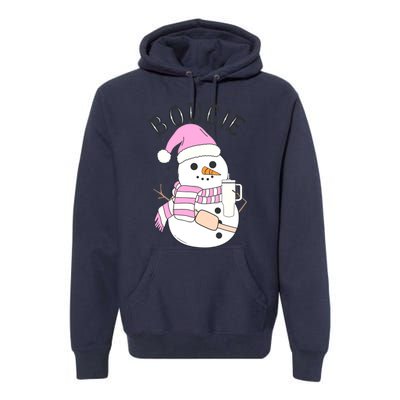 Boojee Snowman Bougie Snowman Stanley Premium Hoodie